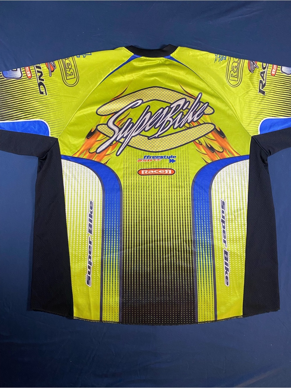 Genuine Gorpcore 90s Vintage Athletic Works Superbike Freestyle 250cc Jersey XL